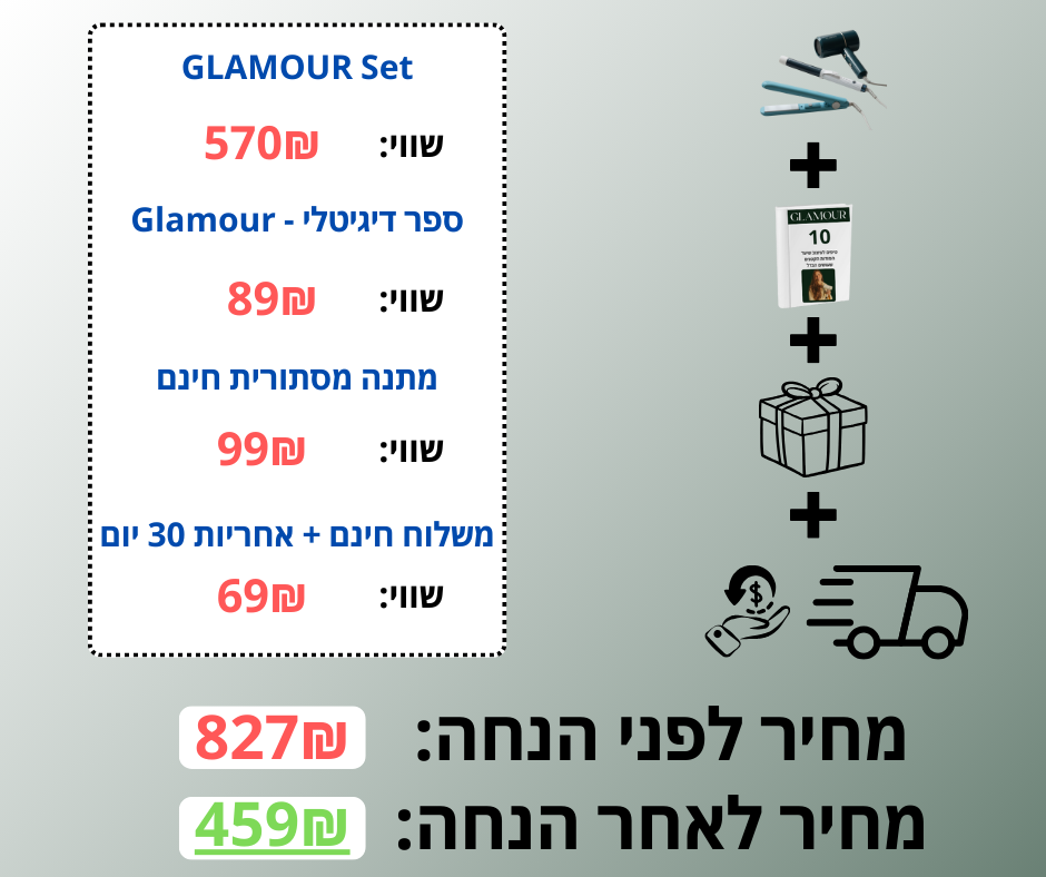 ערכת עיצוב שיער - ™GLAMOUR Set